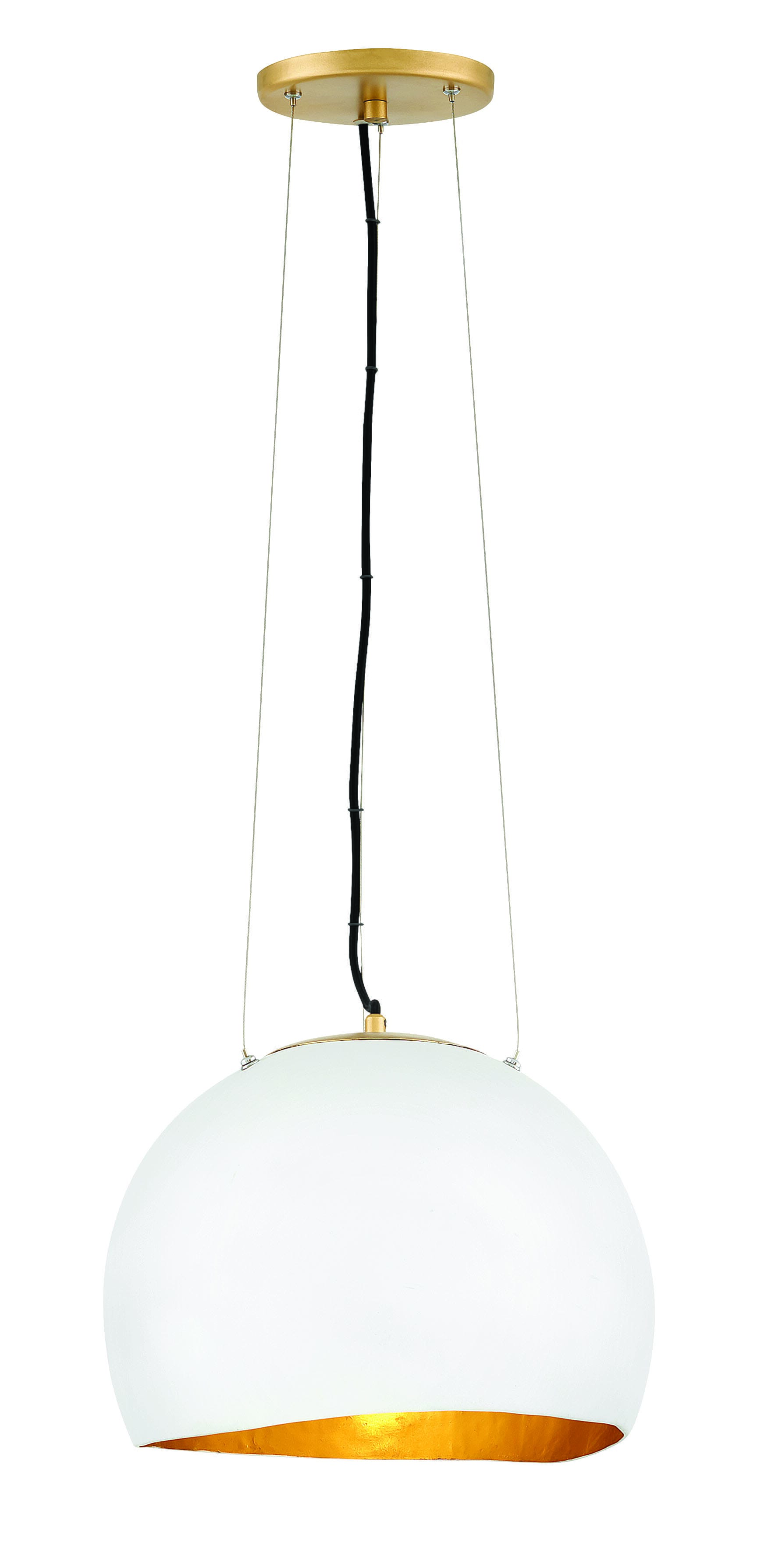 Hinkley Nula by Lisa McDennon 1-Light Pendant in Shell White