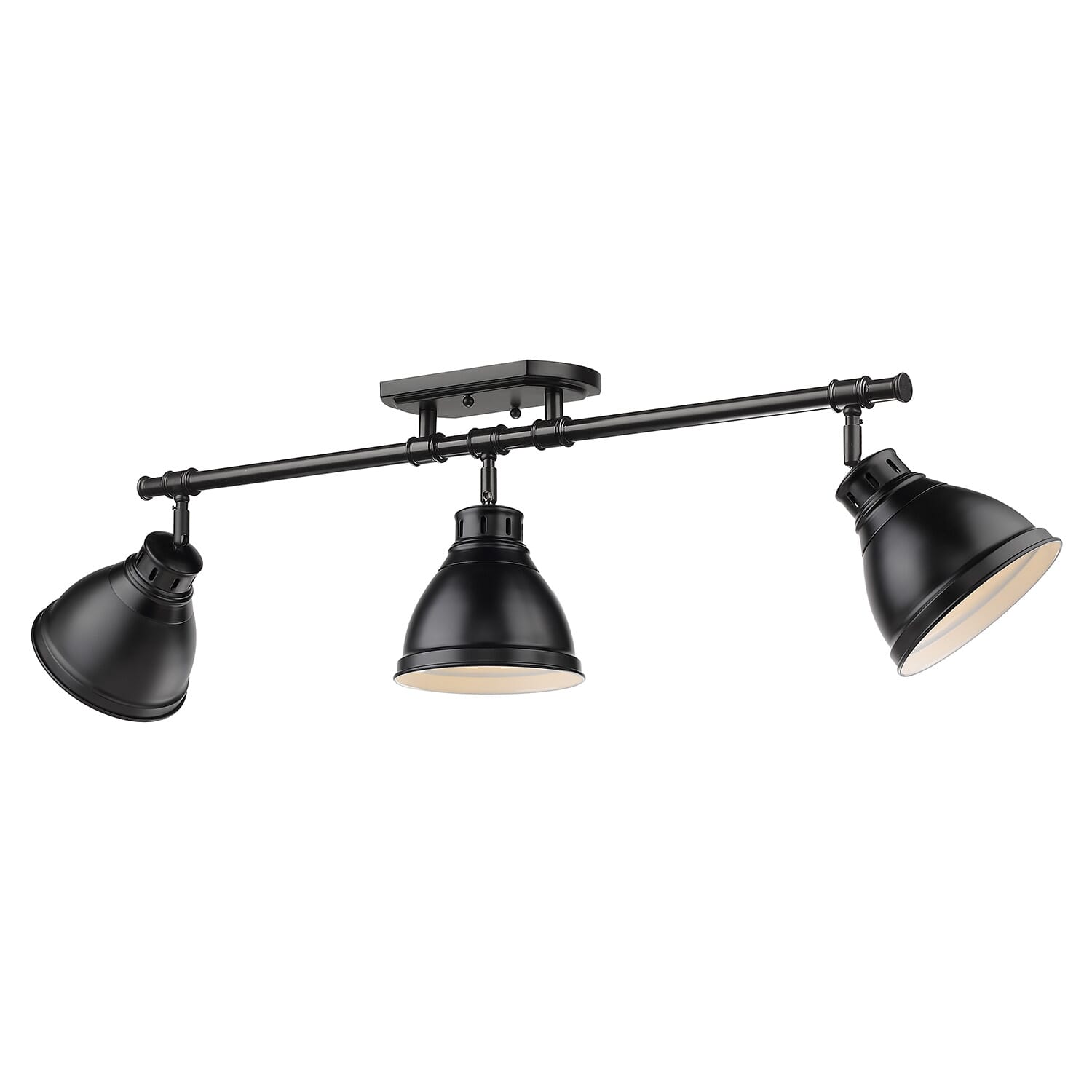 Golden Duncan 3-Light 35" Ceiling Light in Black