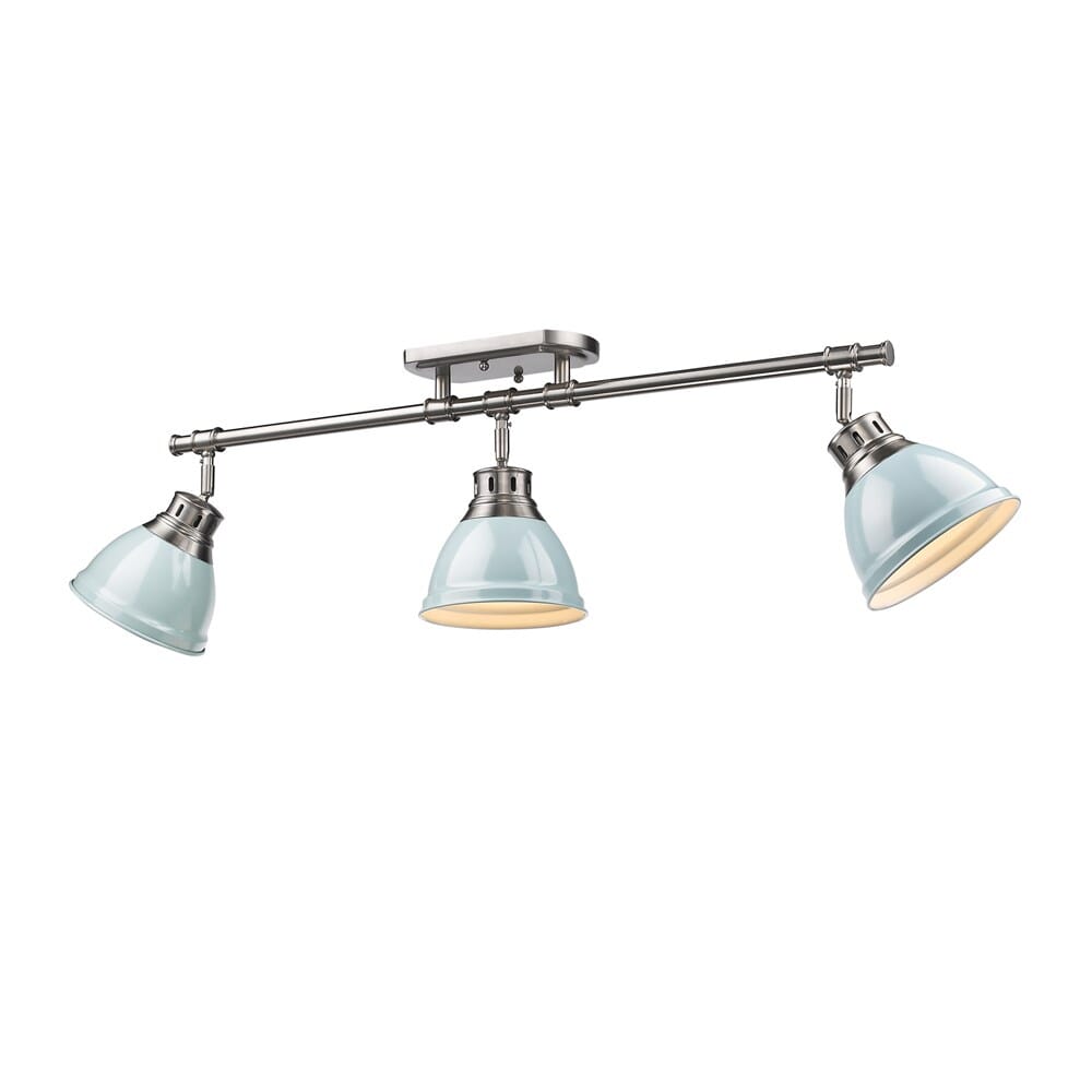 Golden Duncan 3-Light 35" Ceiling Light in Pewter