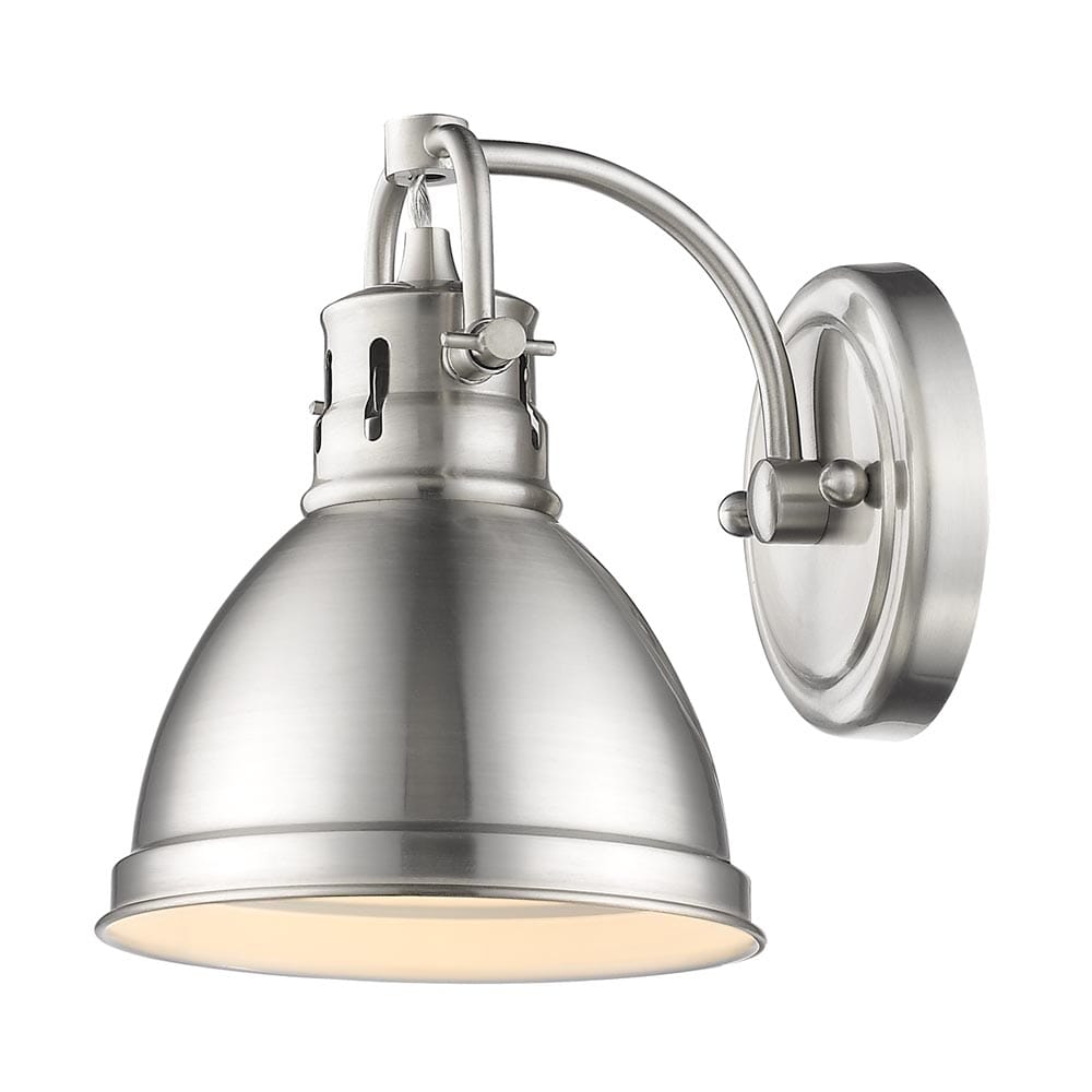 Golden Duncan Bathroom Vanity Light in Pewter