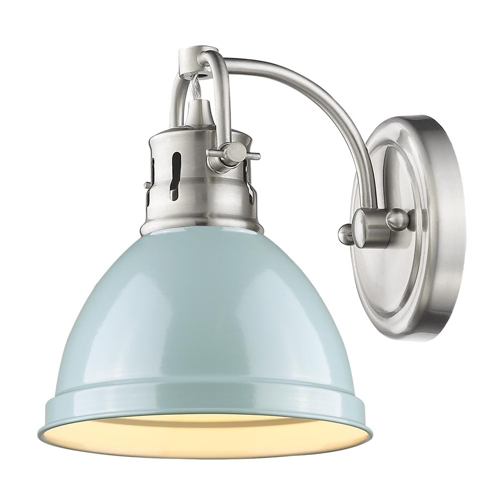 Golden Duncan 7" Bathroom Vanity Light in Pewter