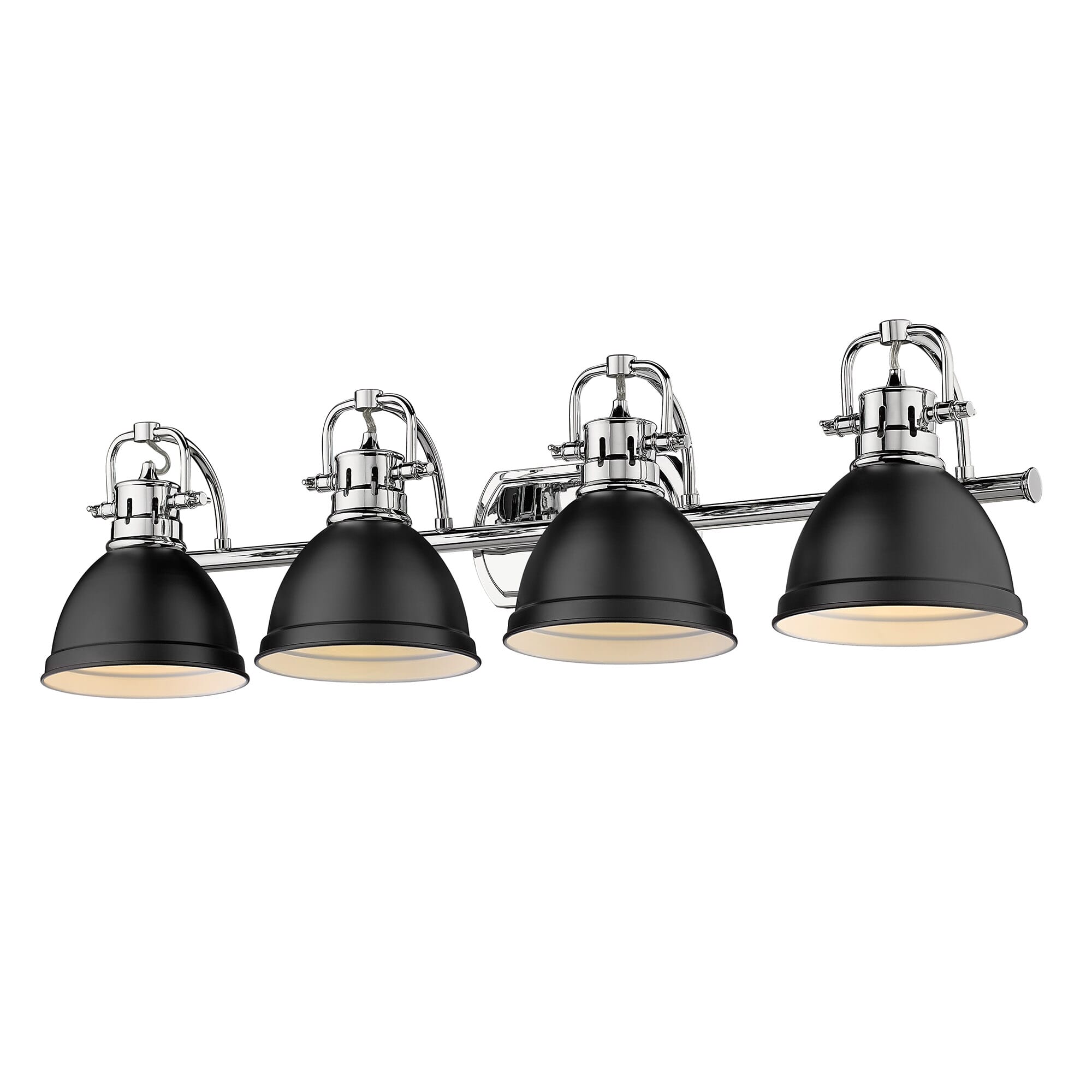 Golden Duncan 4-Light Bathroom Vanity Light in Chrome