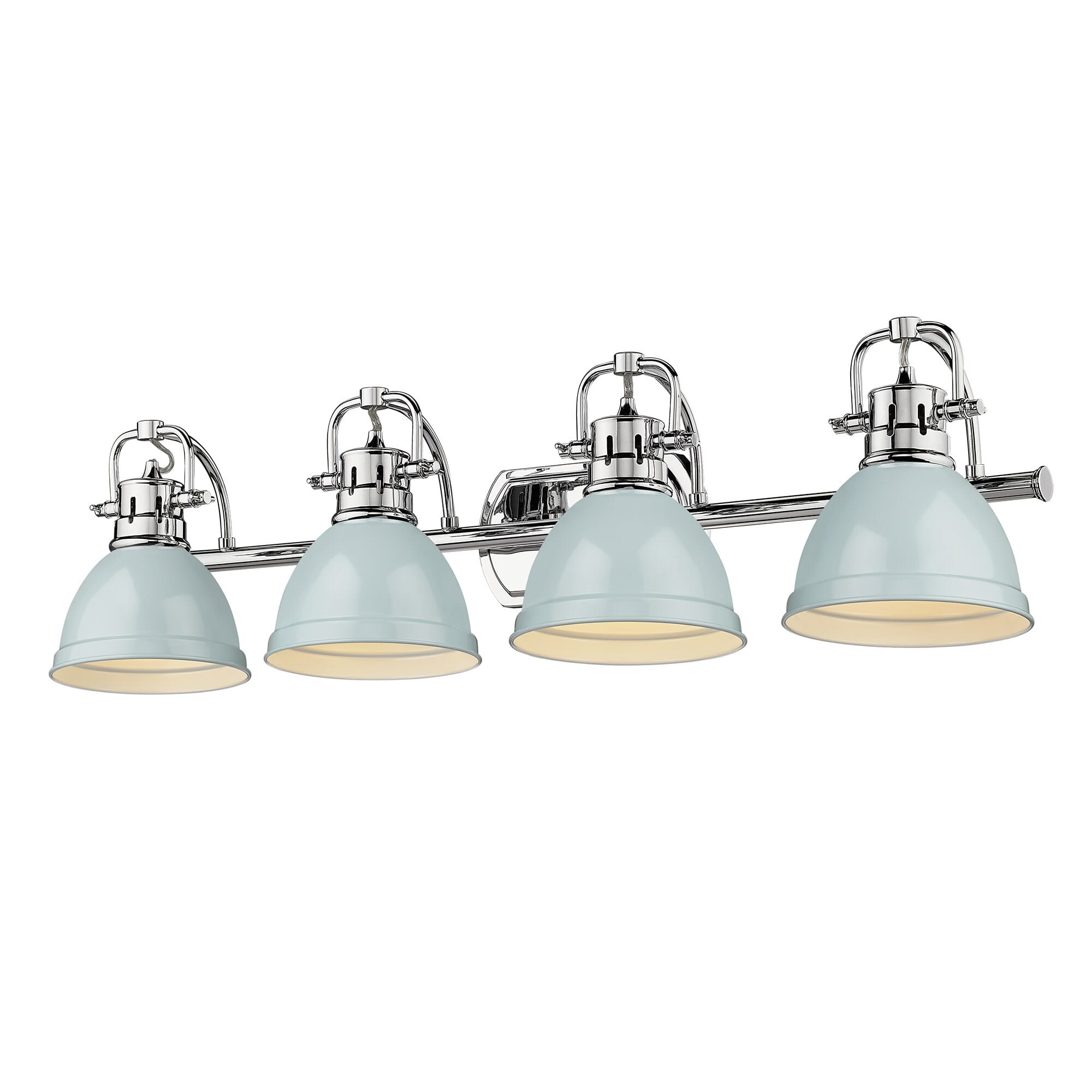 Golden Duncan 4-Light Bathroom Vanity Light in Chrome