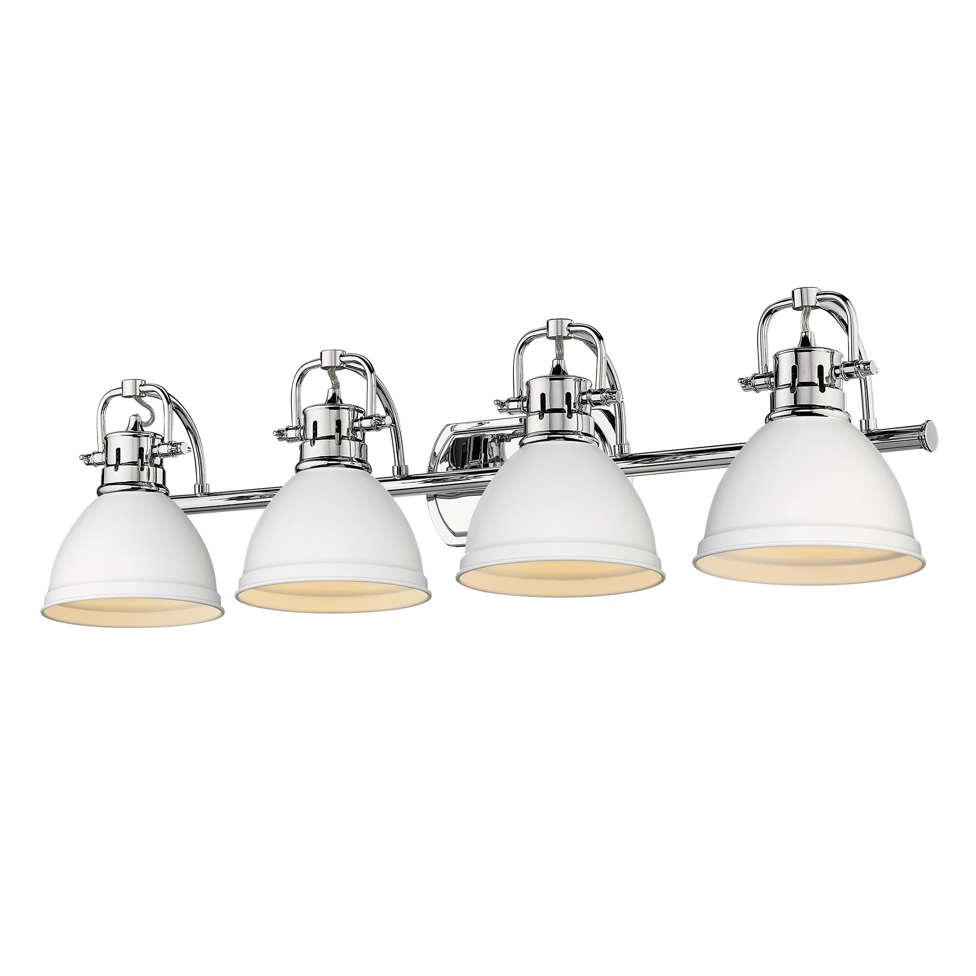 Golden Duncan 4-Light Bathroom Vanity Light in Chrome