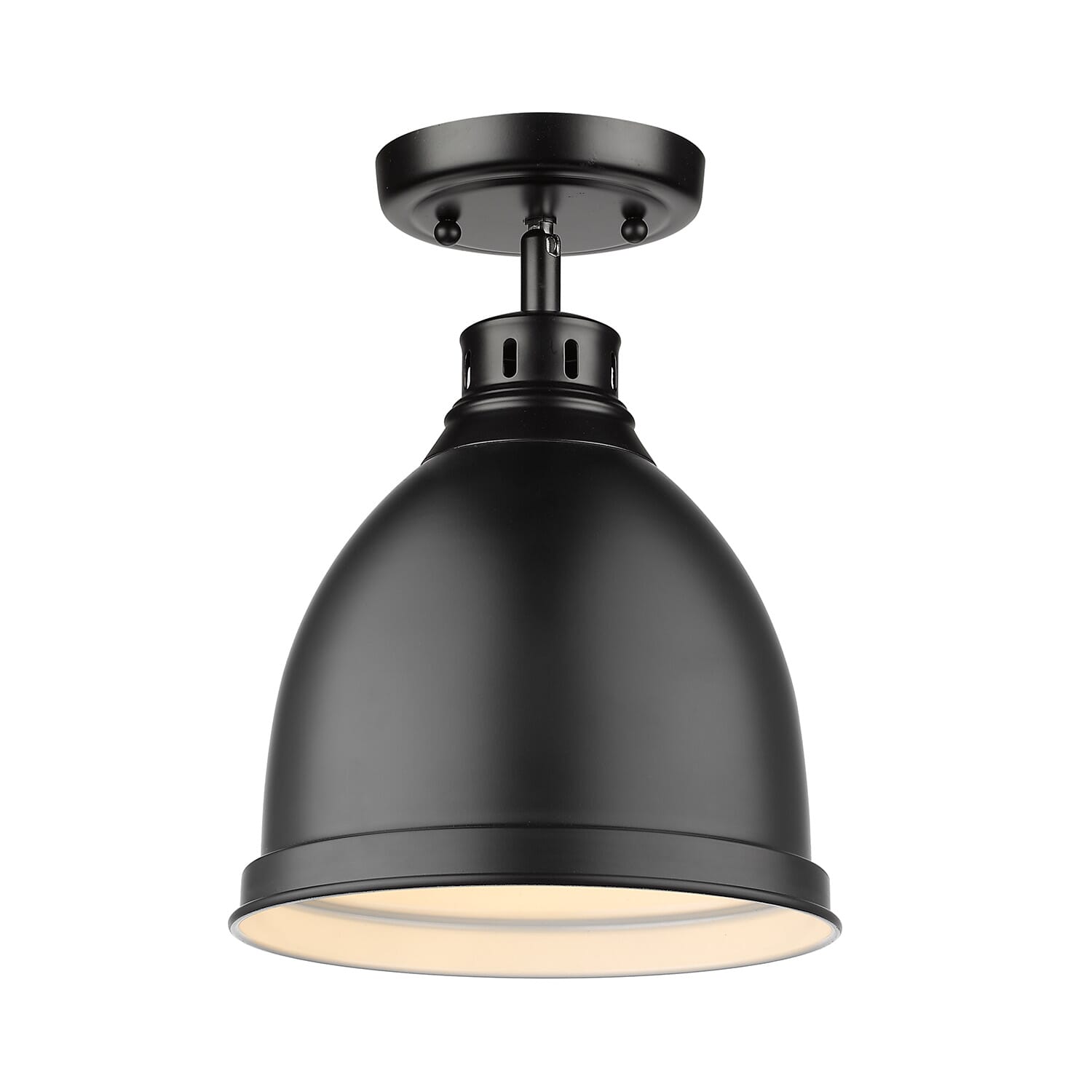 Golden Duncan 9" Ceiling Light in Black