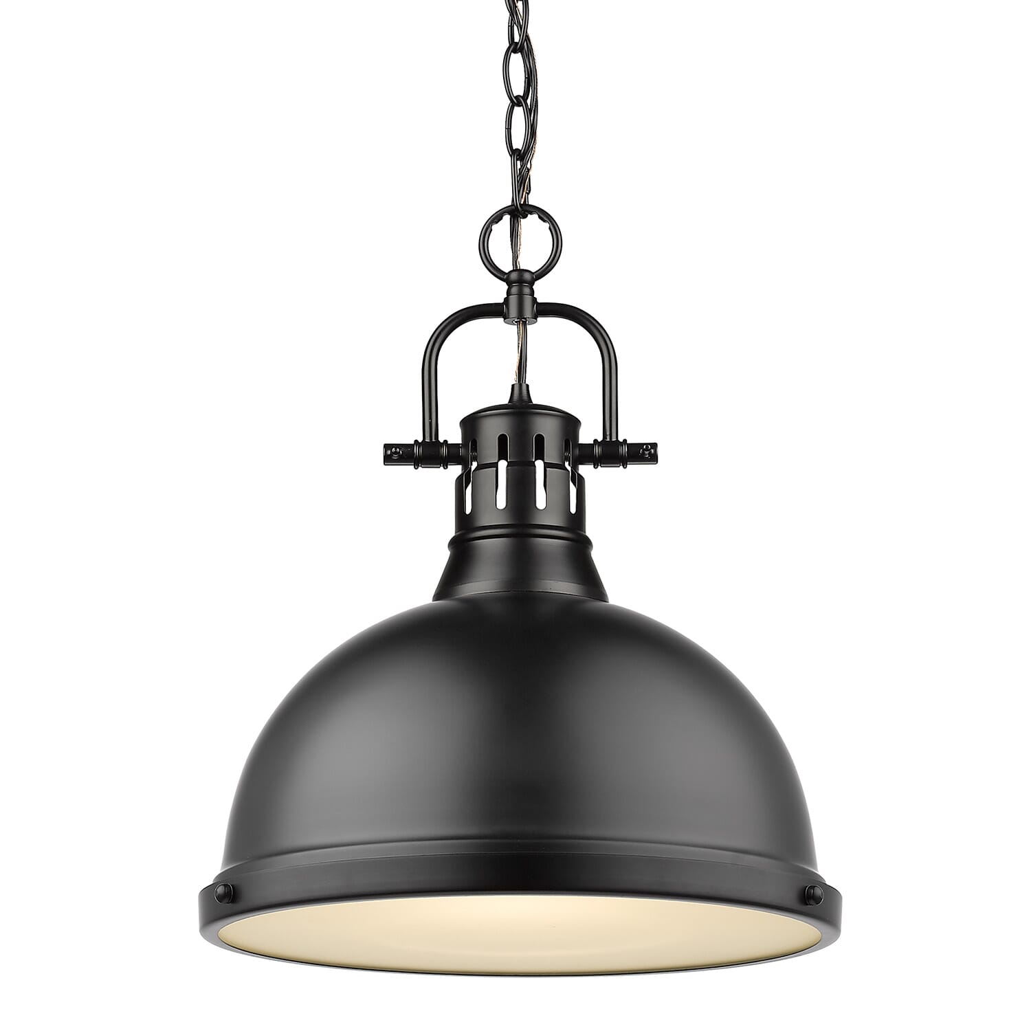 Golden Duncan 17" Pendant Light in Black