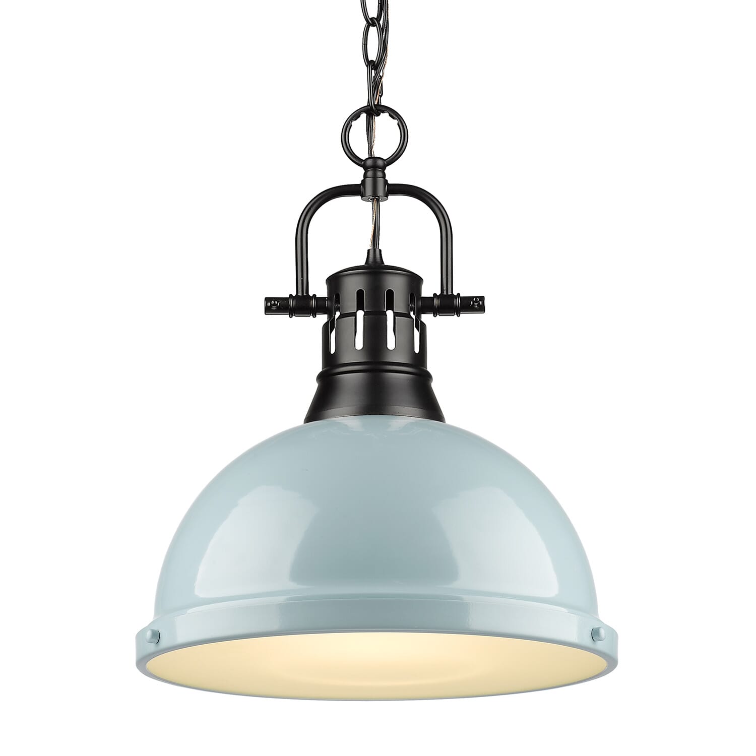 Golden Duncan 17" Pendant Light in Black