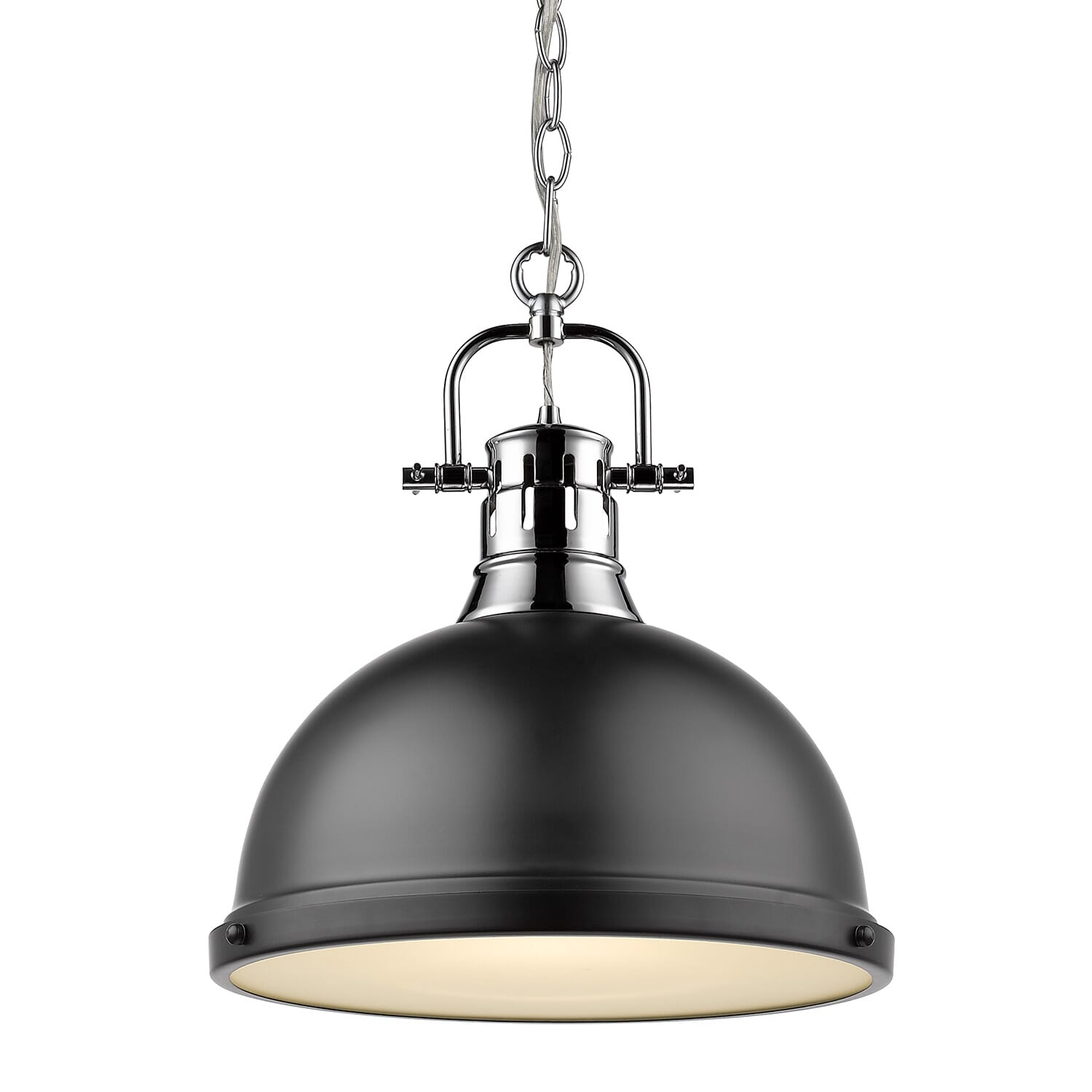 Golden Duncan 17" Pendant Light in Chrome