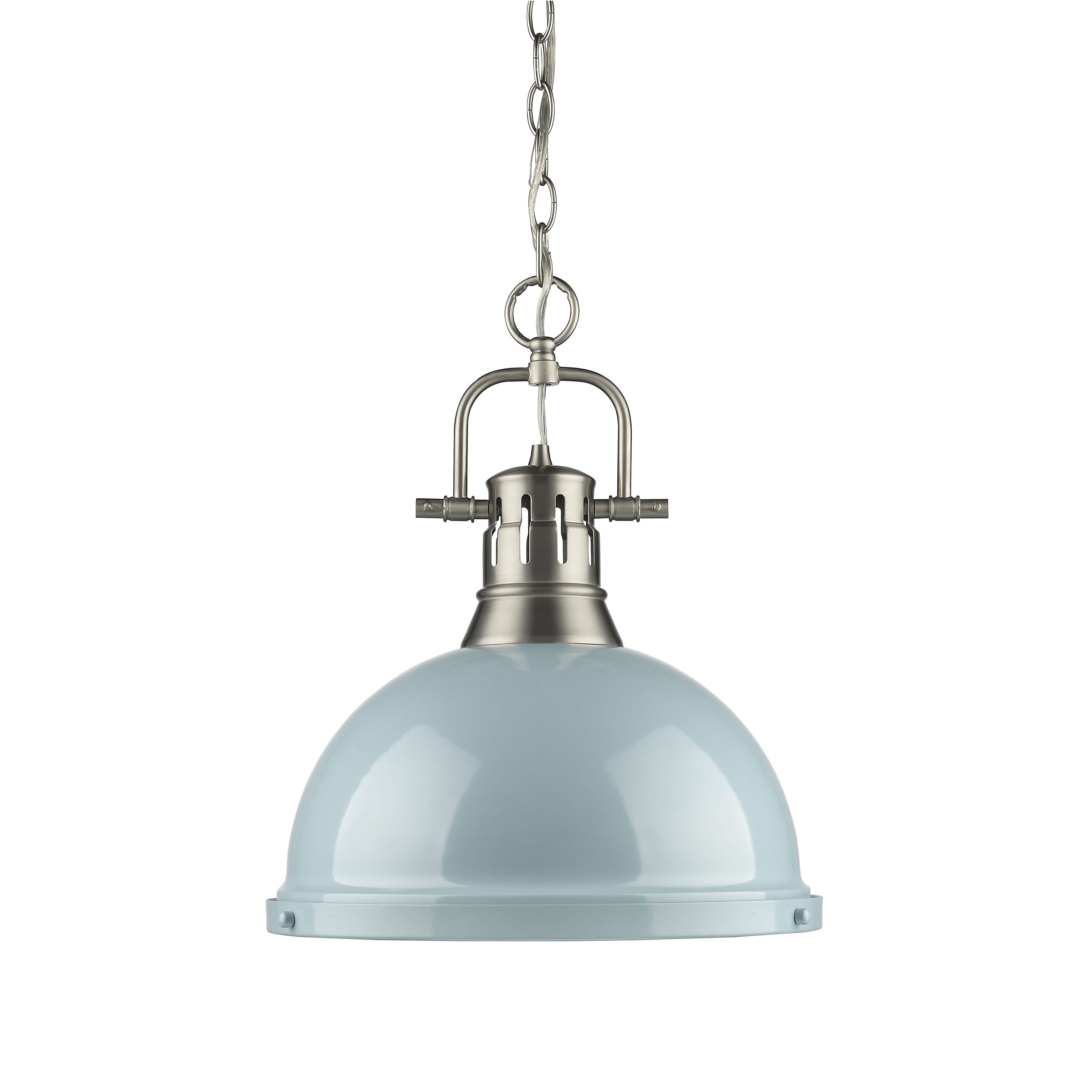 Golden Duncan 17" Pendant Light in Pewter