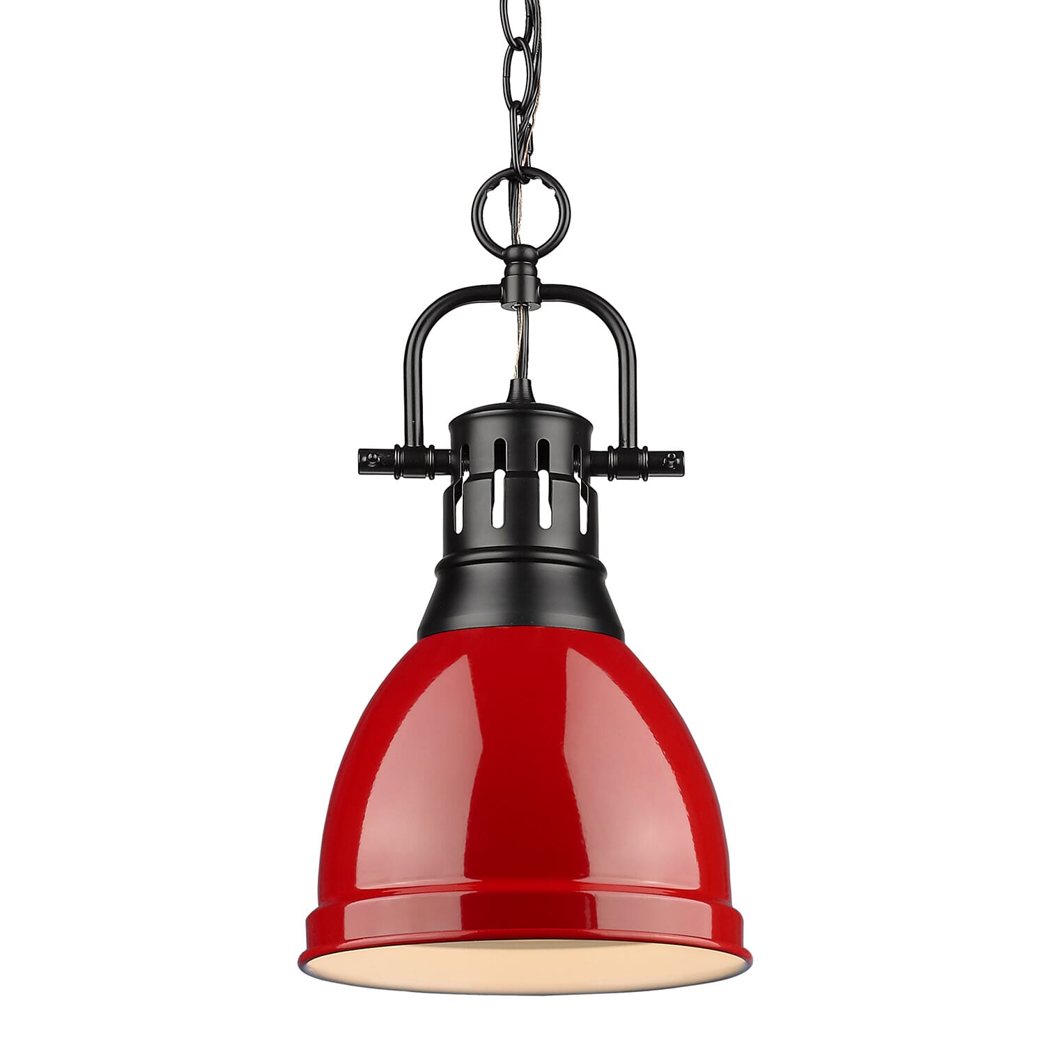 Golden Duncan 17" Mini Pendant in Black