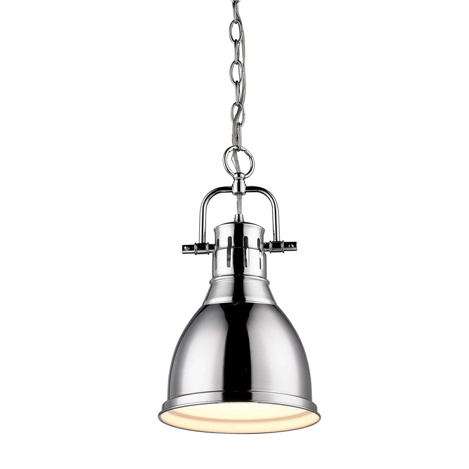 Golden Duncan 17" Mini Pendant in Chrome