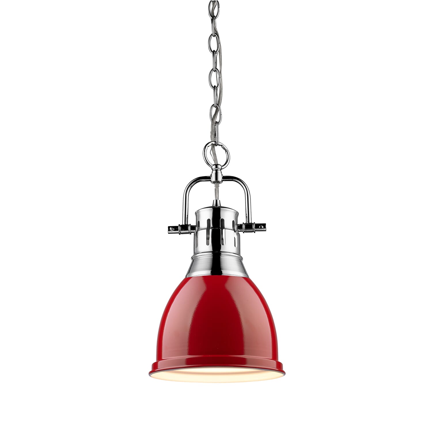 Golden Duncan 17" Mini Pendant in Chrome