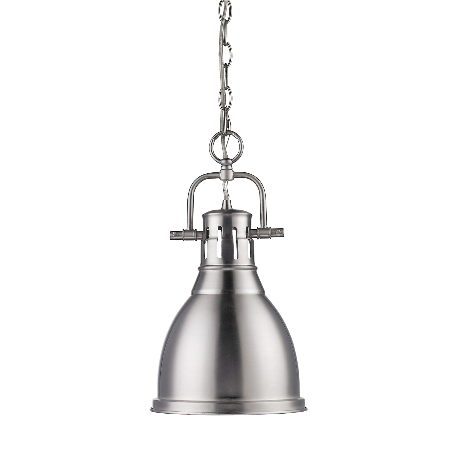 Golden Duncan 17" Mini Pendant in Pewter