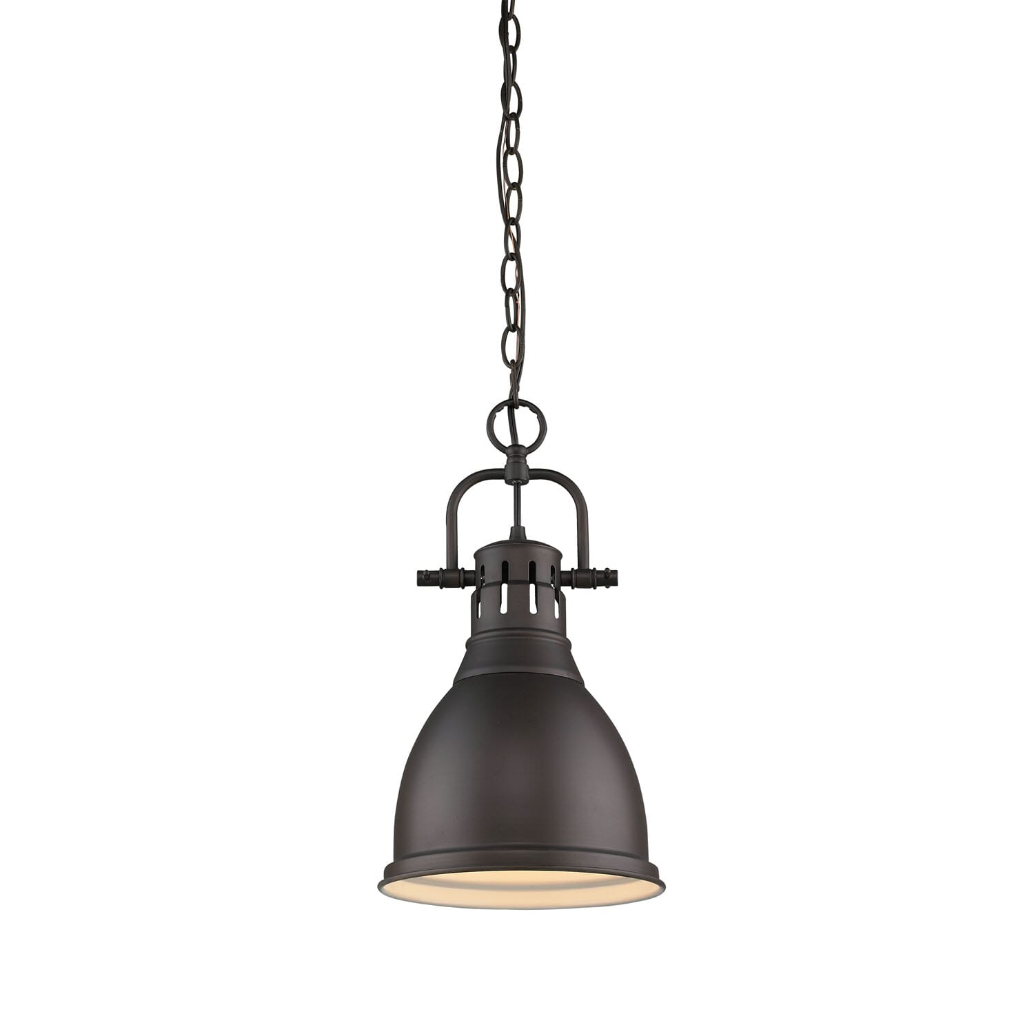 Golden Duncan 17" Mini Pendant in Rubbed Bronze