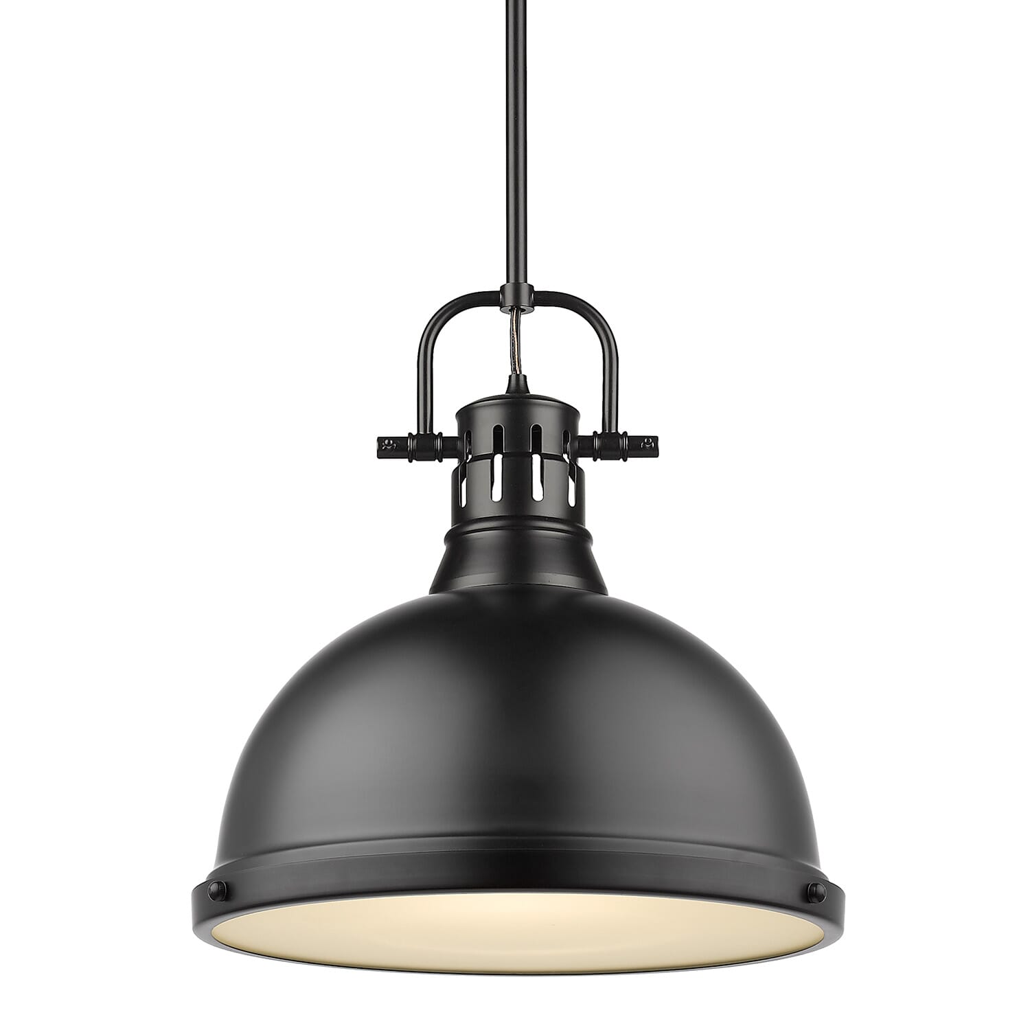 Golden Duncan 15" Pendant Light in Black