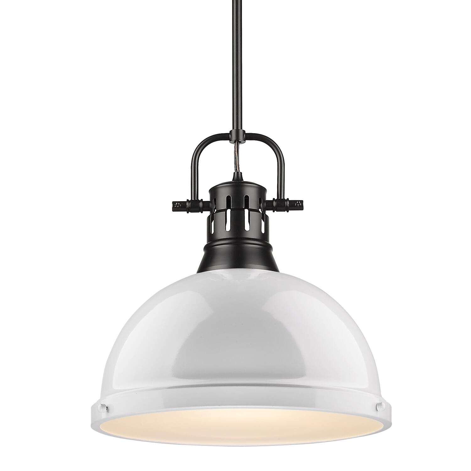 Golden Duncan 15" Pendant Light in Black