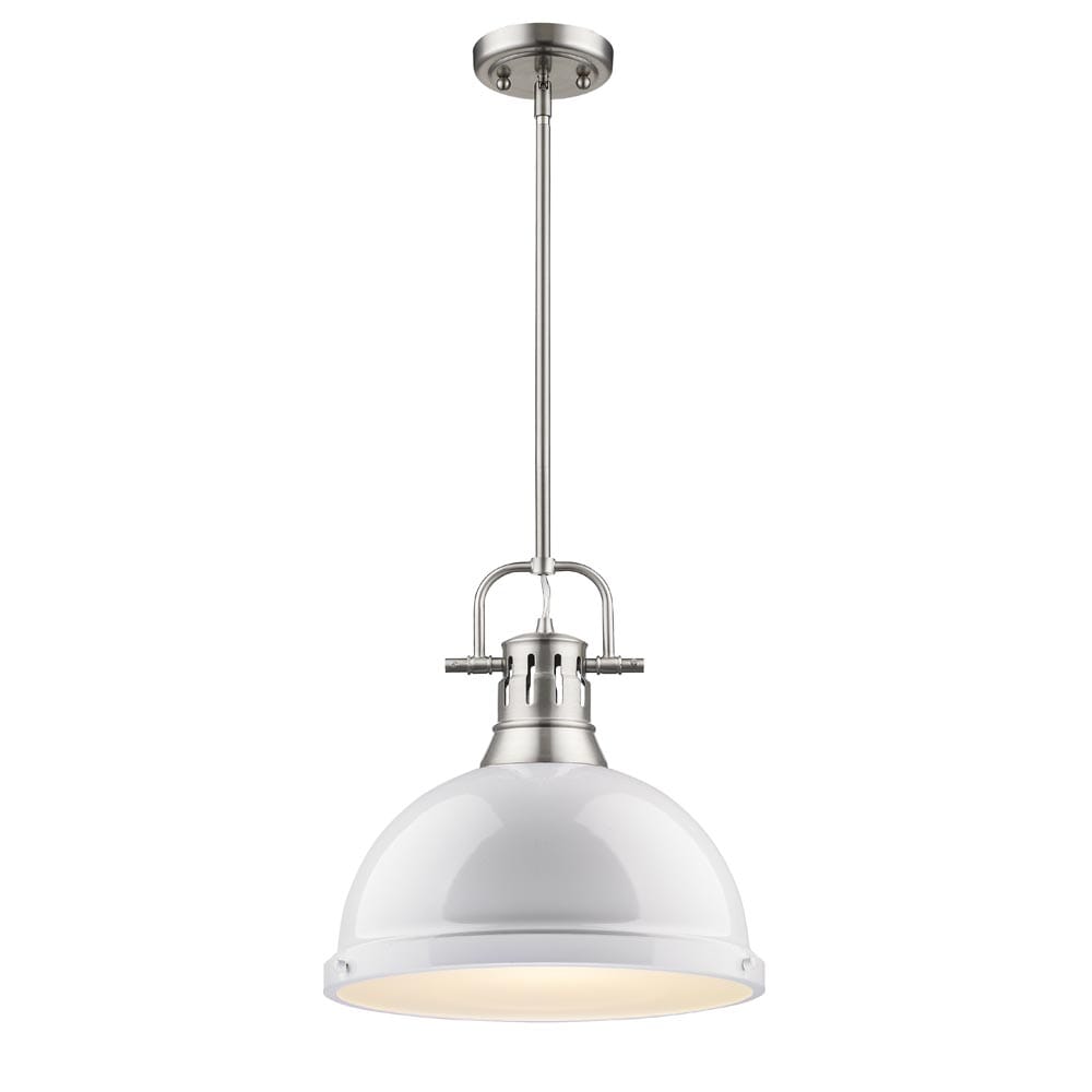 Golden Duncan 15" Pendant Light in Pewter