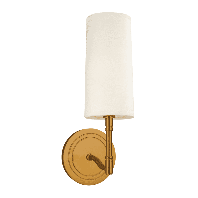 Hudson Valley Dillon 14" Wall Sconce in Aged Brass