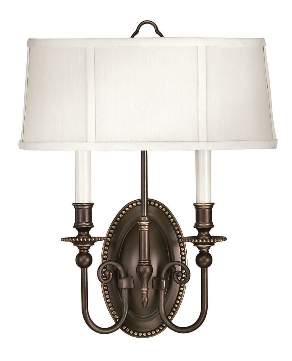 Hinkley Cambridge 2-Light Sconce in Olde Bronze