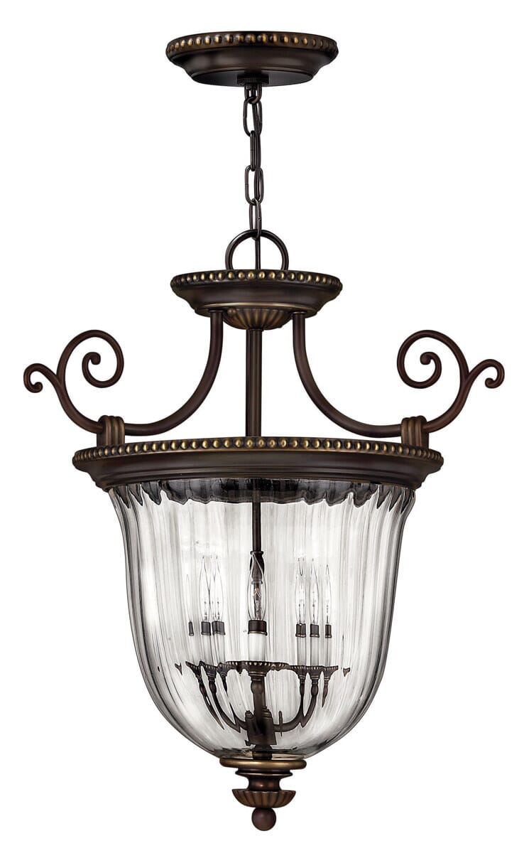 Hinkley Cambridge 3-Light Large Pendant Foyer Light in Olde Bronze