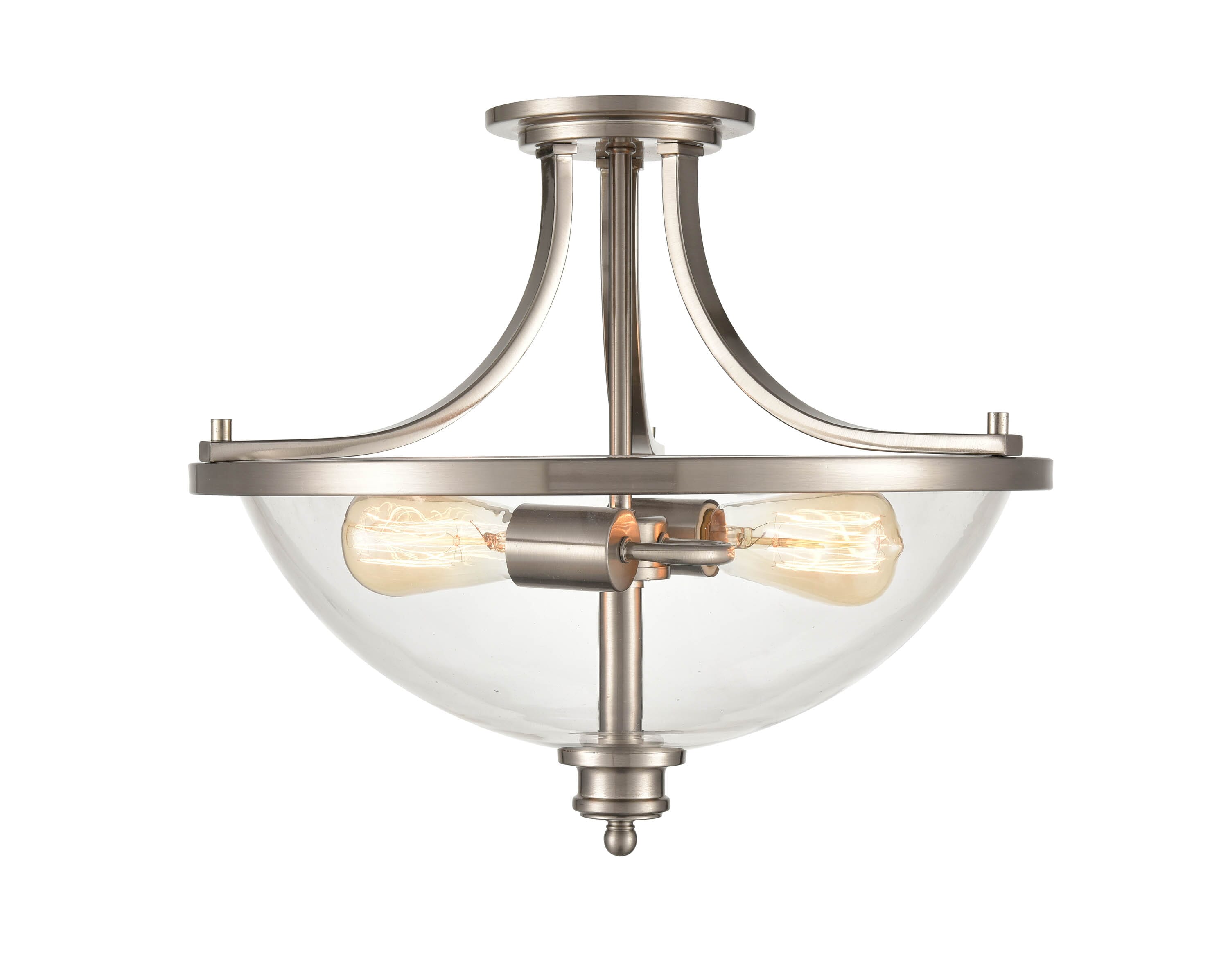 Millennium Forsyth 2-Light Ceiling Light in Brushed Nickel