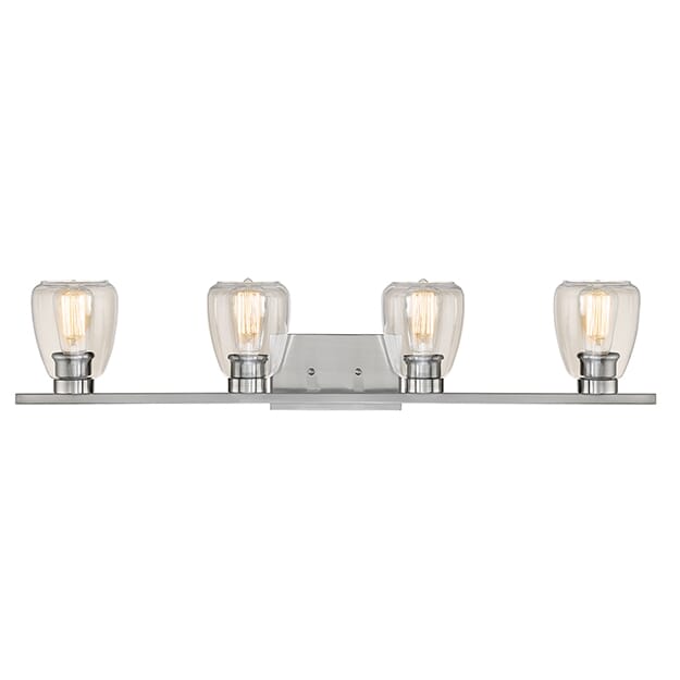 Millennium Lighting 300 Series 4-Light Bathroom Vanity Light in Satin Nickel