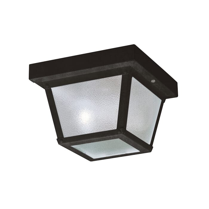 Kichler Outdoor Outdoor Black Flush & Semi-Flush Mount 12-Pack