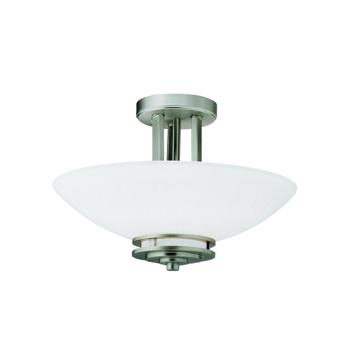 Kichler Hendrik 2-Light Semi-Flush in Brushed Nickel