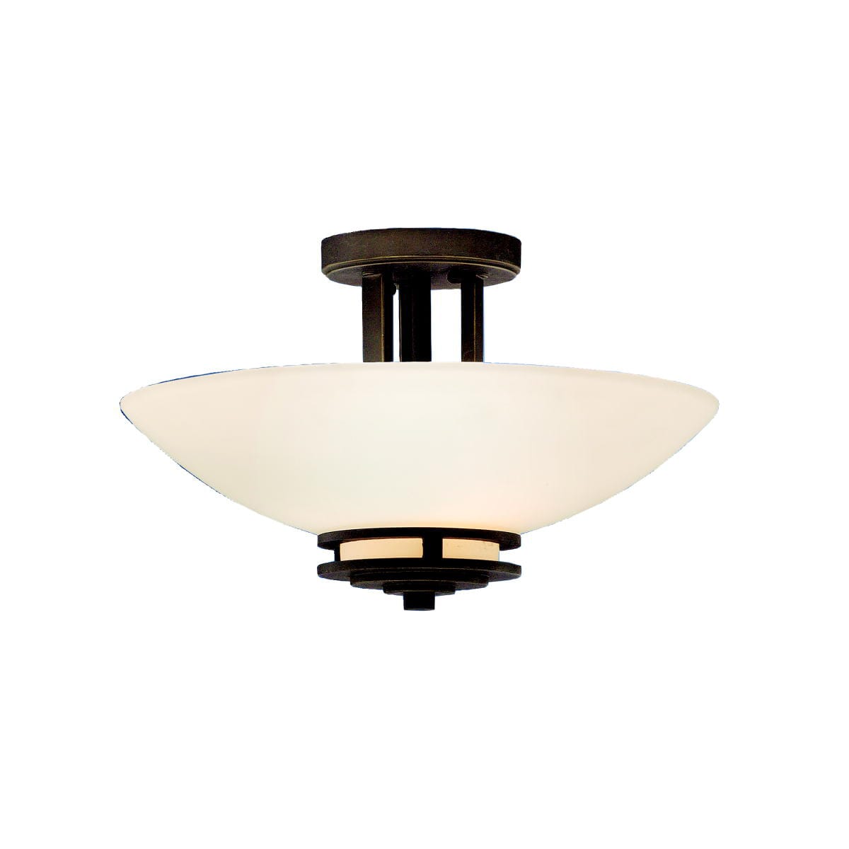 Kichler Hendrik 2-Light Semi-Flush in Olde Bronze