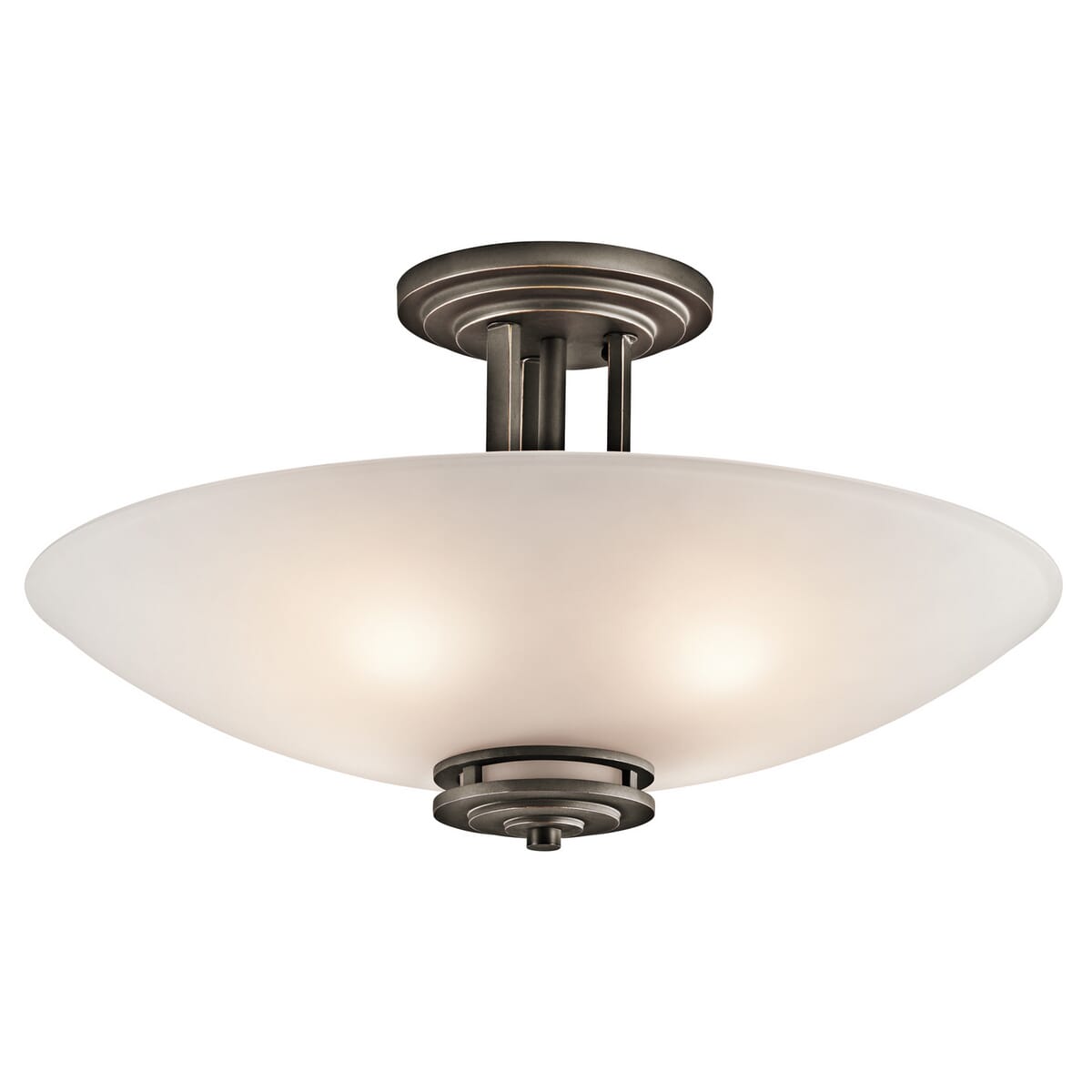 Kichler Hendrik 4-Light Semi-Flush in Olde Bronze