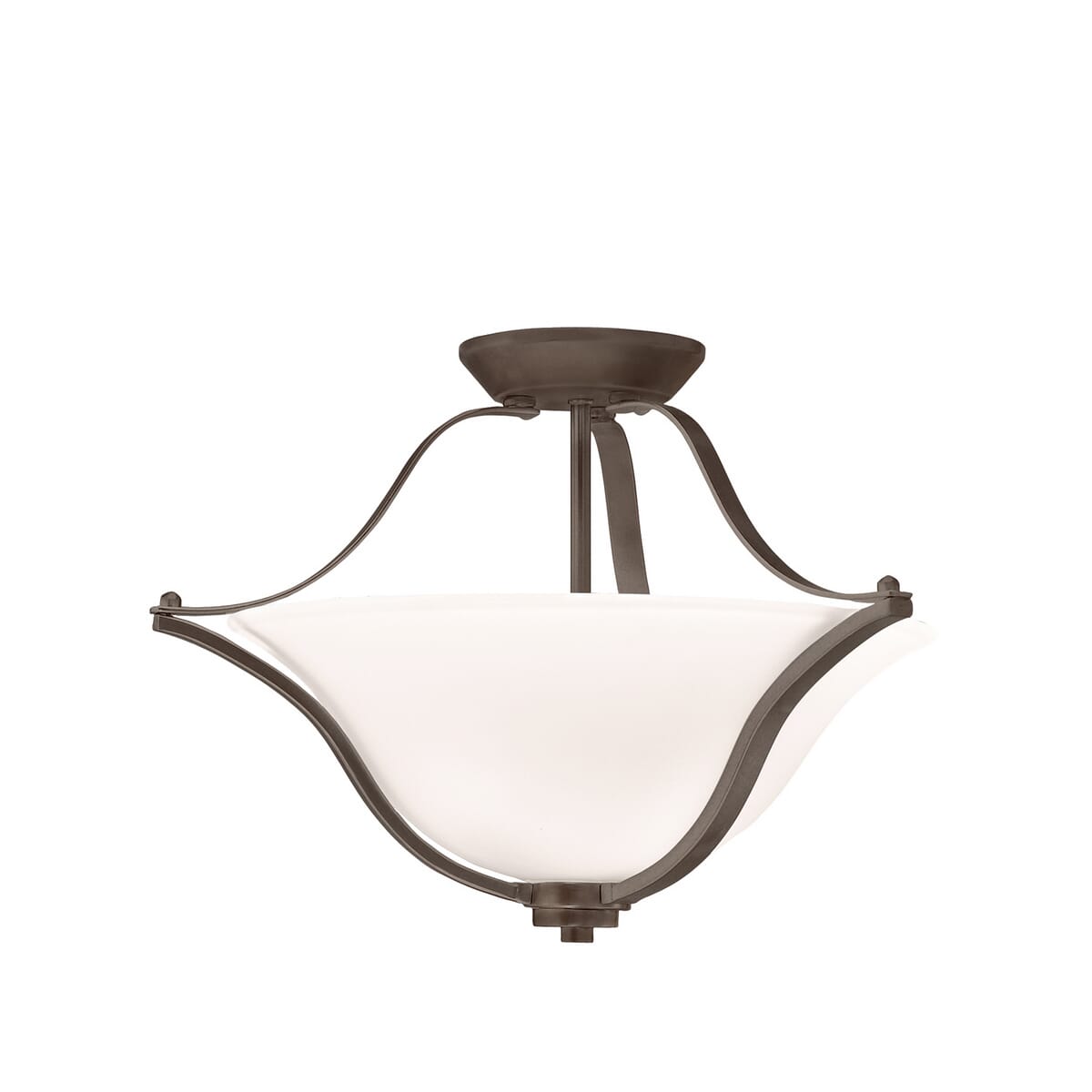 Kichler Langford 2-Light Semi-Flush in Olde Bronze