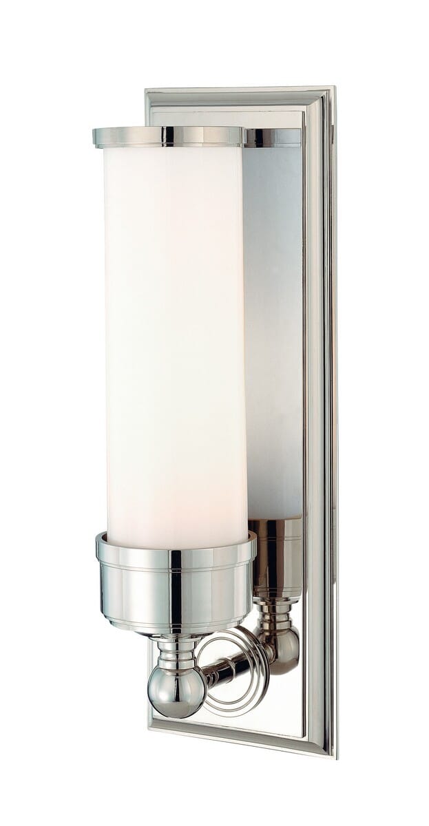 Hudson Valley Everett 5" Bathroom Vanity Light in Polished Nickel