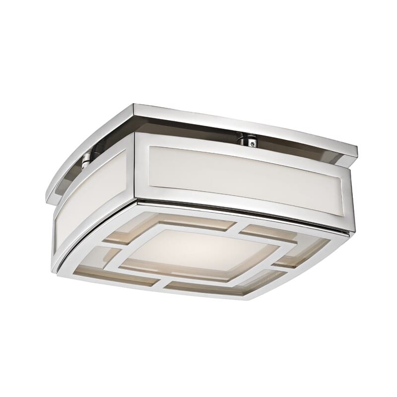 Hudson Valley Elmore Ceiling Light in Polished Nickel