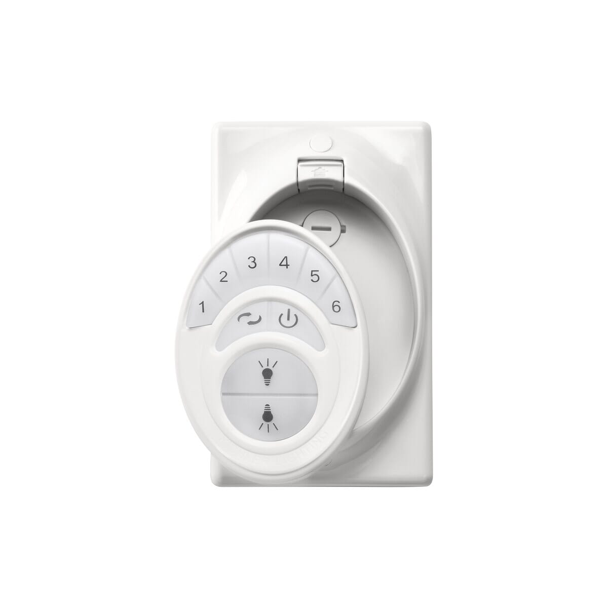 Kichler 5.5" 6 Speed Transmitter in White