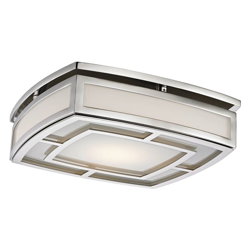Hudson Valley Elmore Ceiling Light in Polished Nickel