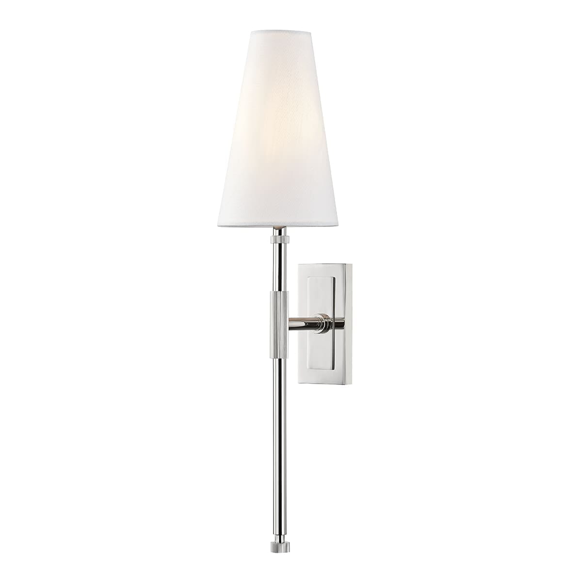 Hudson Valley Bowery Wall Sconce in Polished Nickel