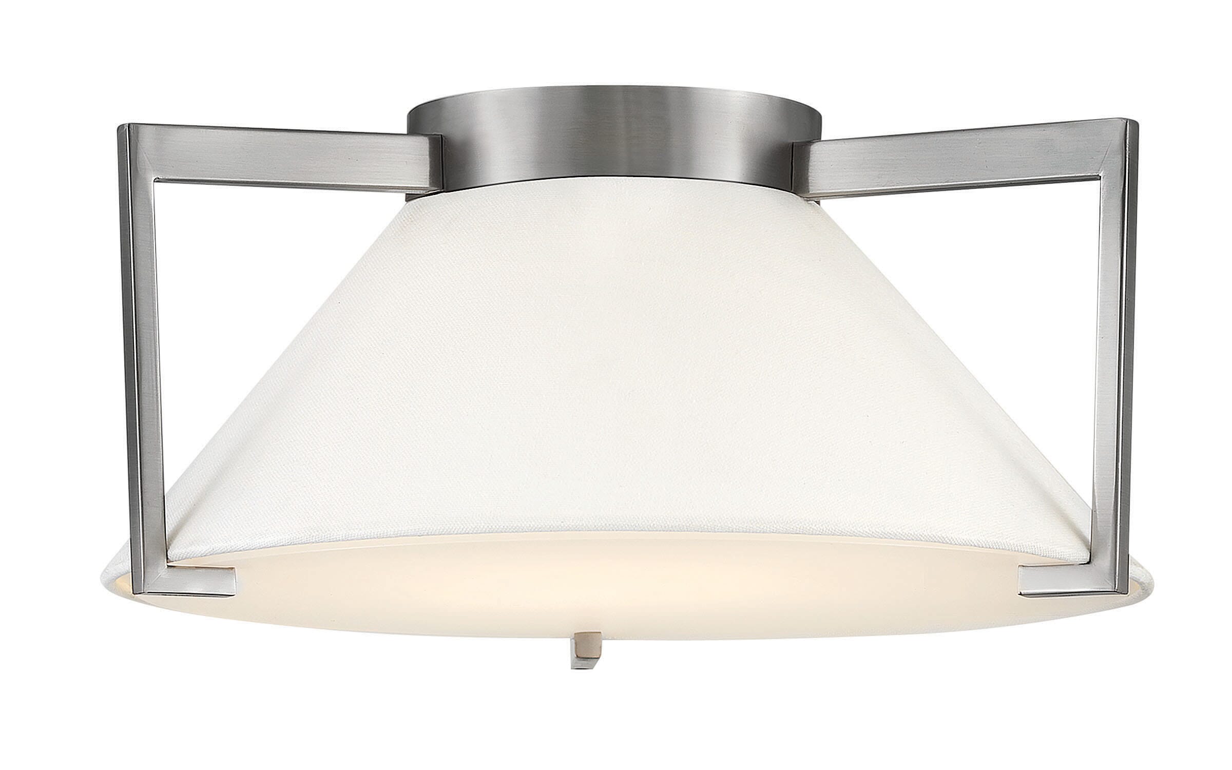 Hinkley Calla LED Ceiling Light in Antique Nickel