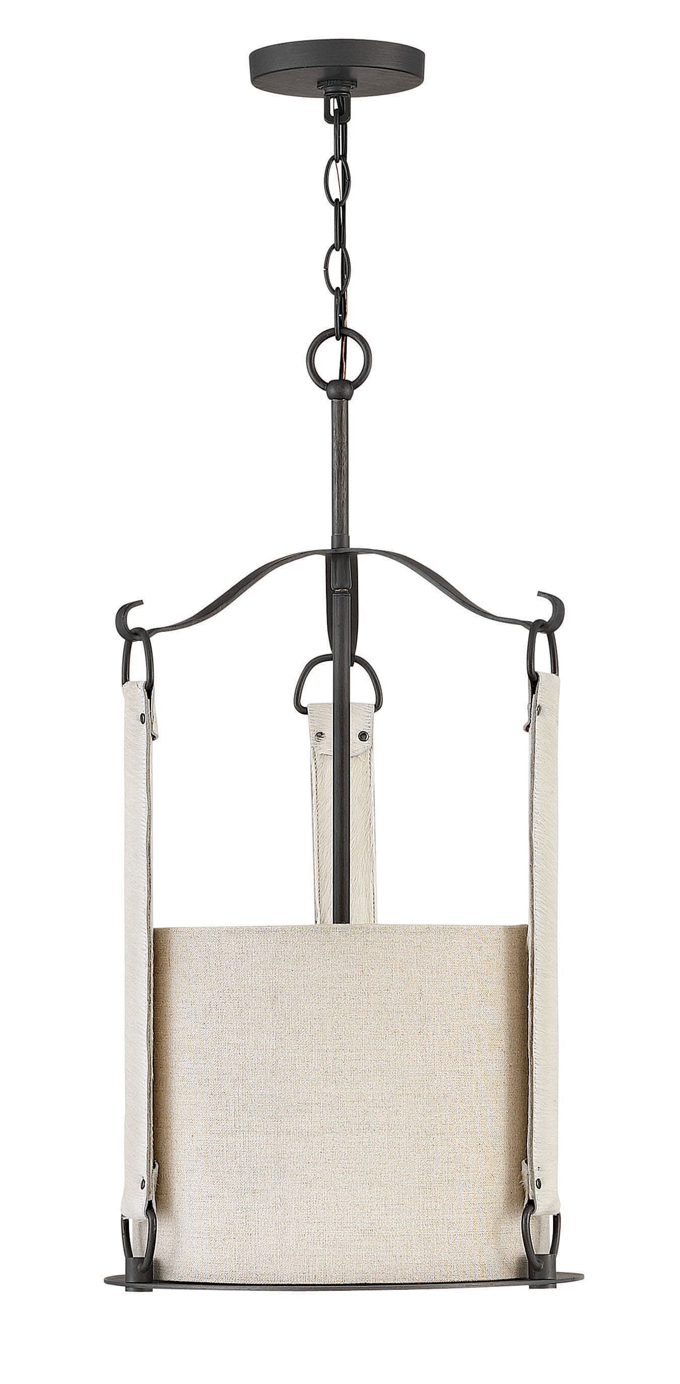 Hinkley Telluride 3-Light Pendant in Brushed Graphite