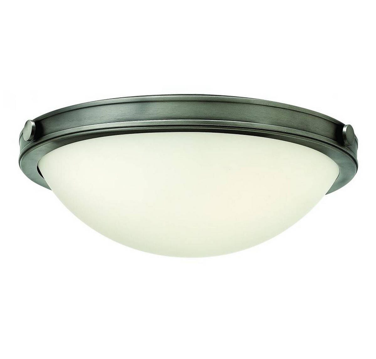 Hinkley Maxwell 2-Light Ceiling Light in Antique Nickel