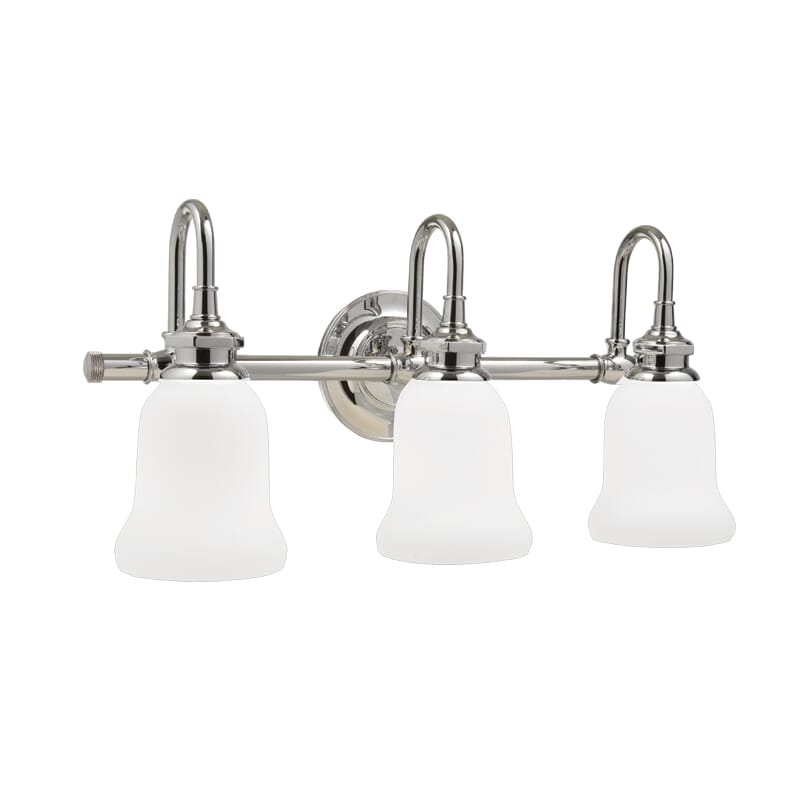 Hudson Valley Plymouth 3-Light 19" Bathroom Vanity Light in Polished Chrome