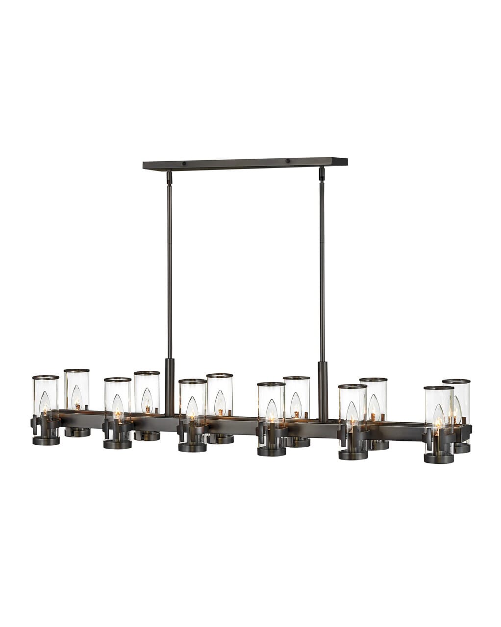 Hinkley Reeve 12-Light Chandelier in Black Oxide