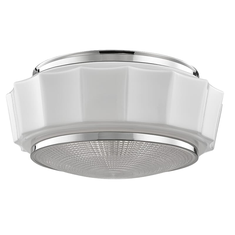 Hudson Valley Odessa 3-Light Ceiling Light in Polished Nickel