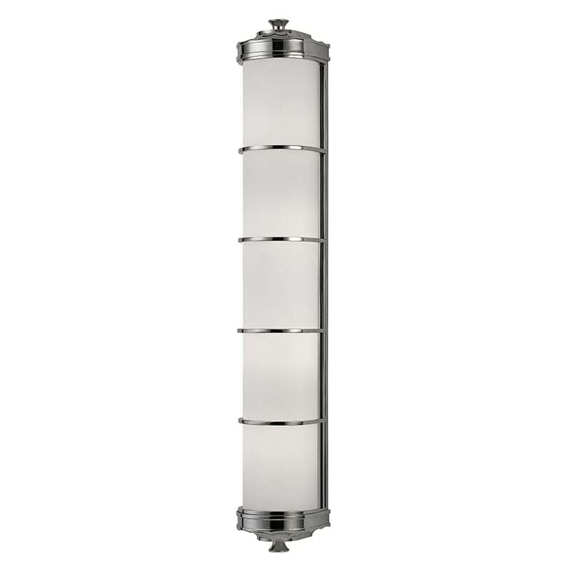 Hudson Valley Albany 4-Light 5" Bathroom Vanity Light in Polished Nickel