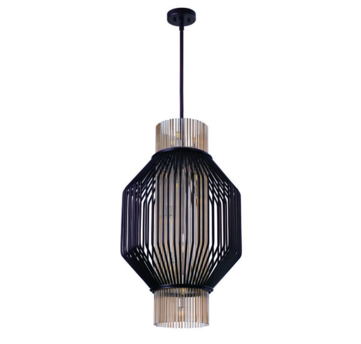 Maxim Lighting Aviary 19.25" 10-Light Pendant in Oil Rubbed Bronze