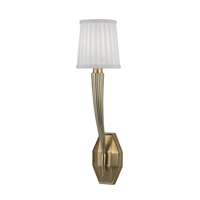 Hudson Valley Erie 21" Wall Sconce in Aged Brass