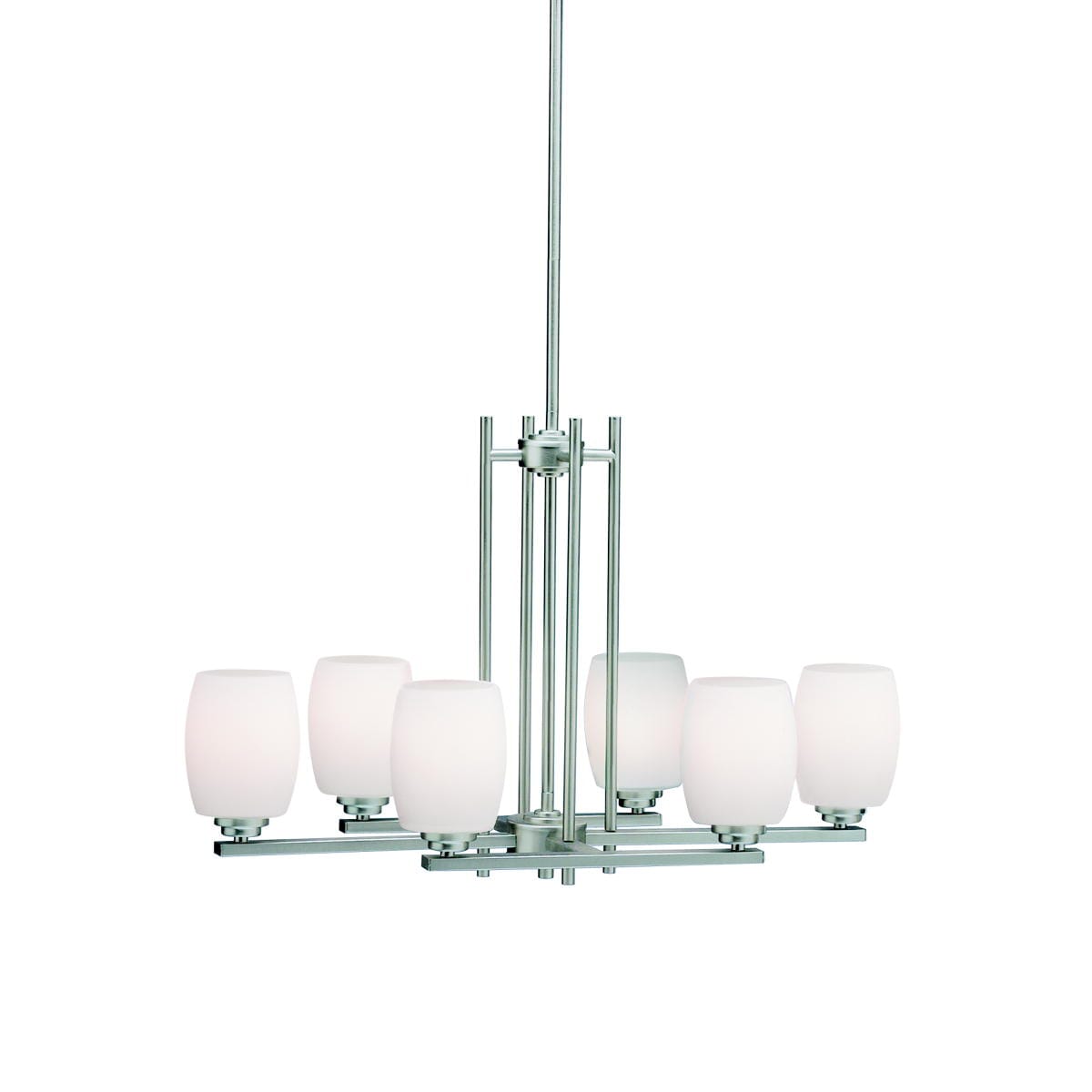 Kichler Eileen 6-Light Island-Light in Brushed Nickel