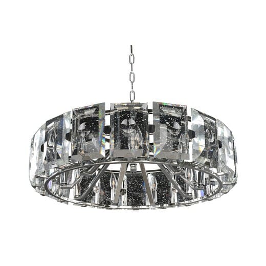 Kalco Giada 9-Light Pendant Light in Stainless Steel