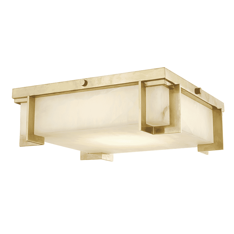 Hudson Valley Delmar 13" Ceiling Light in Aged Brass