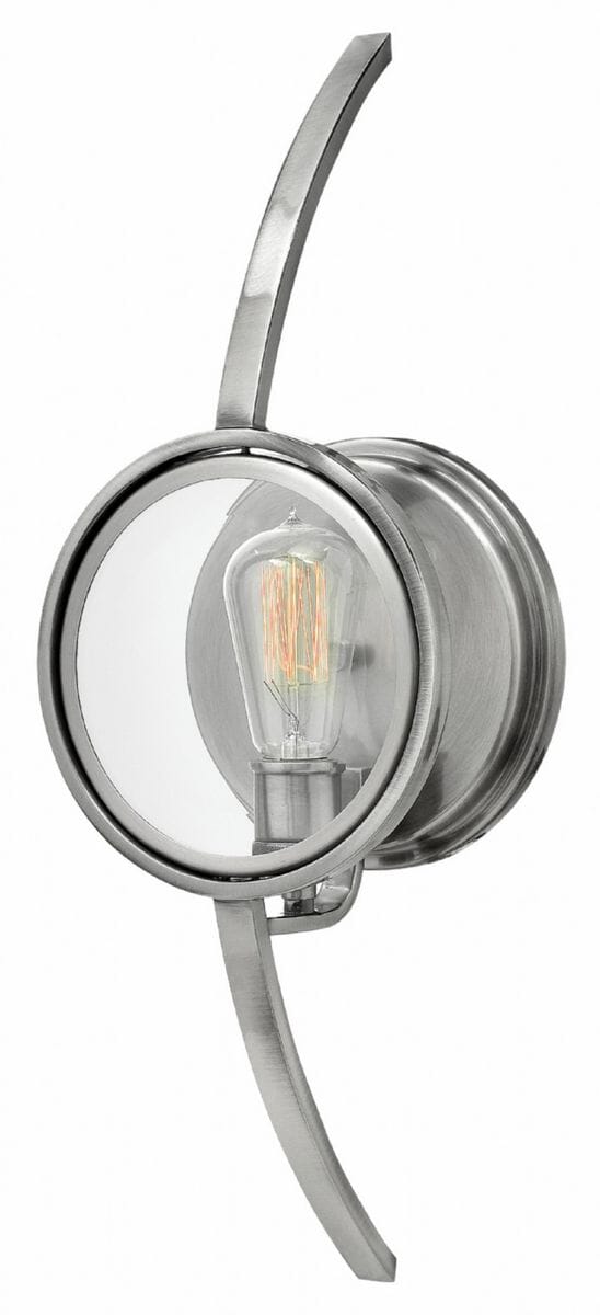 Hinkley Fulham 1-Light Sconce in Polished Antique Nickel