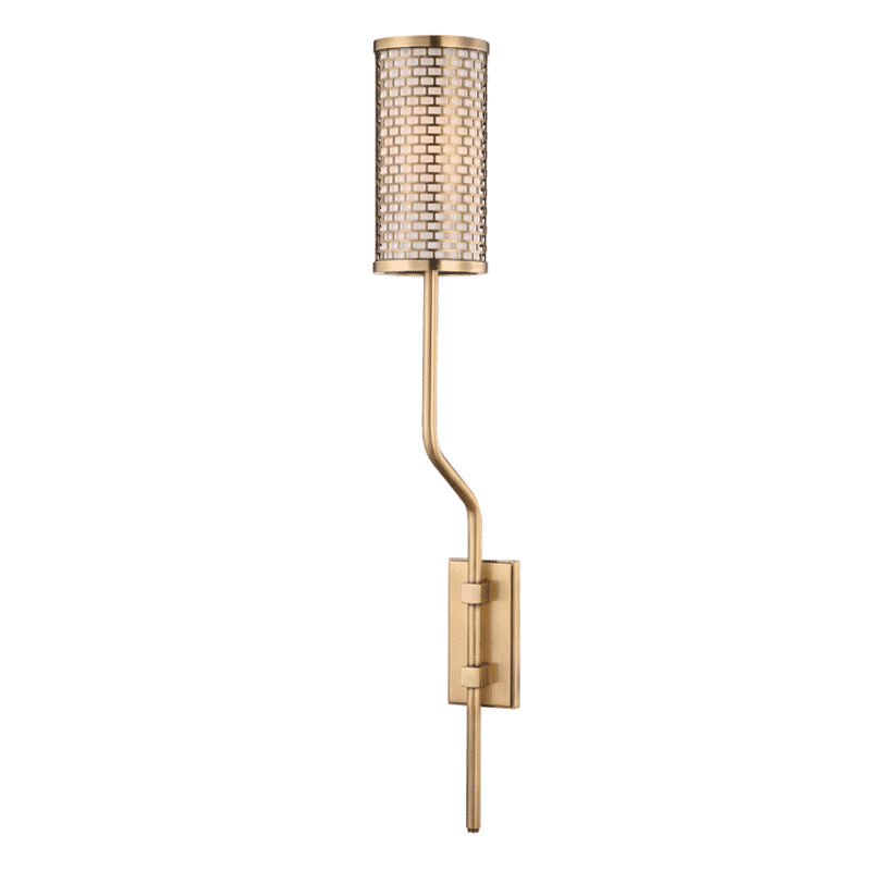 Hudson Valley Hugo 26" Wall Sconce in Aged Brass